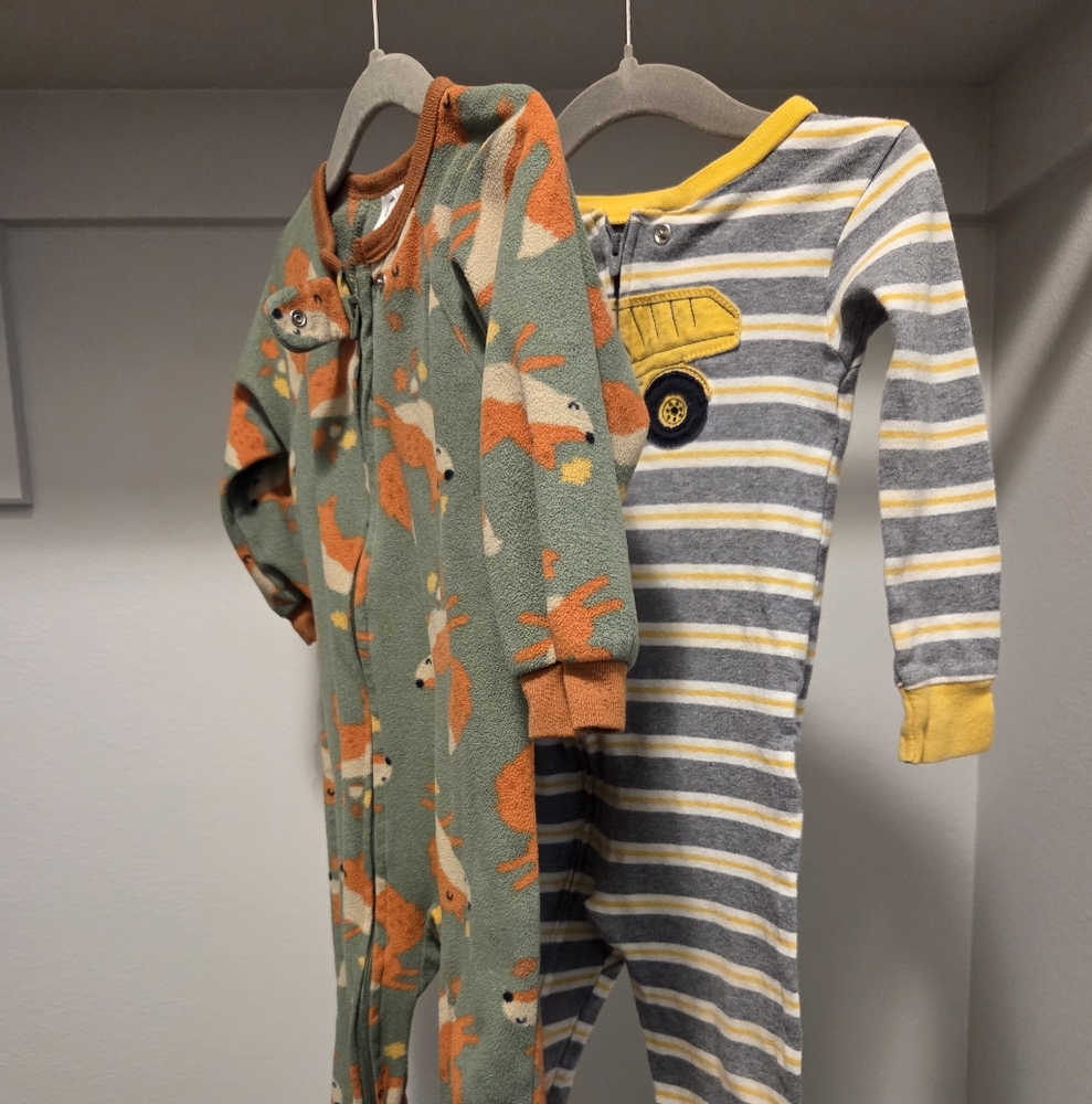 Kids' Animal and Striped Pajama Set